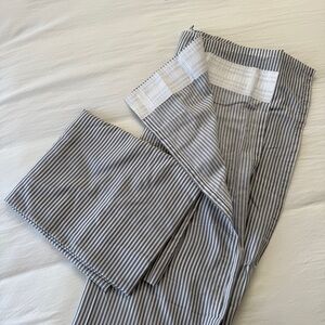 IKEA Grey and White Stripe Curtains